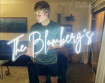 Custom LED Neon Name Sign, Wedding Backdrop, Home Decor, Kid Room Light