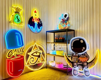 Custom Neon Sign, Logo & Name, Handmade LED Neon