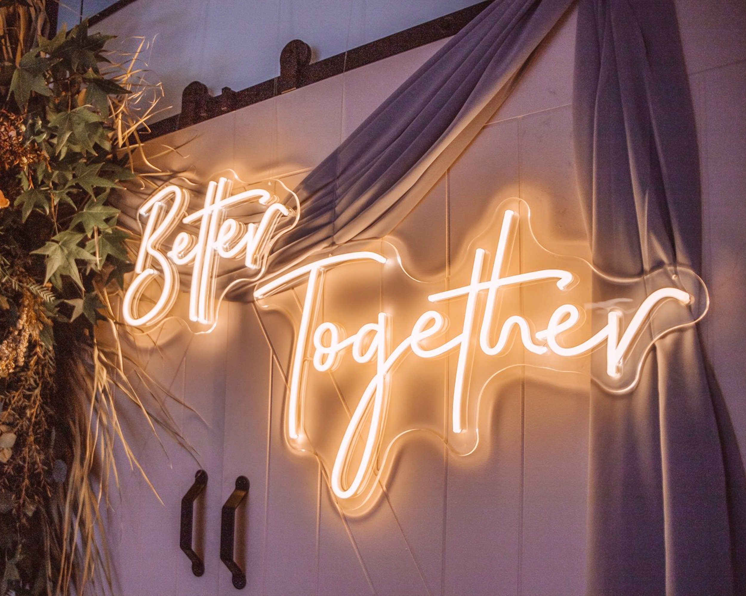BETTER TOGETHER Neon Sign Led Light Custom Neon Sign Etsy