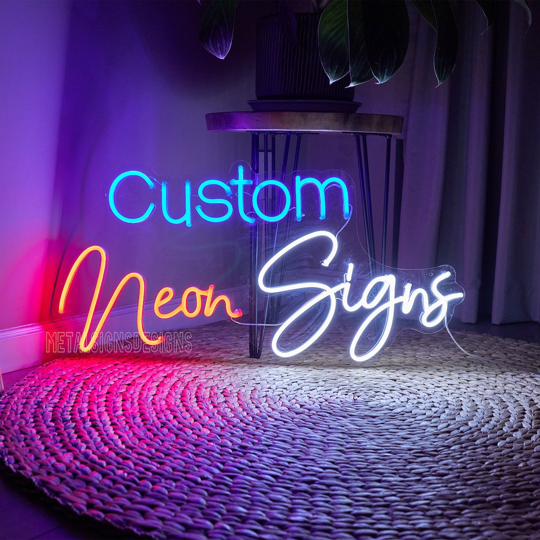 Neon sign personalised deals