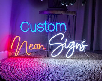 Custom Neon Sign Led Light, Wedding Neon Sign, Custom Name Neon Sign, Customized Gifts, Personalized Neon Sign, Hand Crafted Wall Hangings