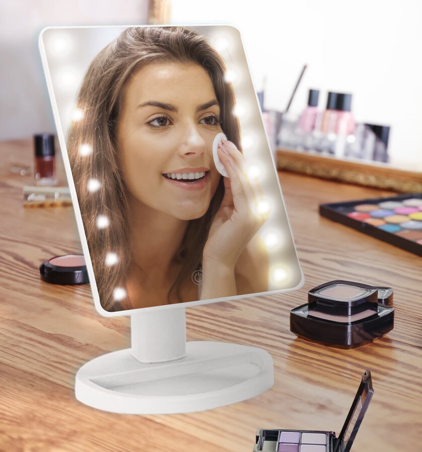 Medium LED Mirror Makeup Mirror Light Up Makeup Mirror Etsy