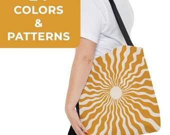 Tote Bag - 24 Patterns, Large Tote Bag, Medium Tote Bag, Small Tote Bag. Tote Bag Aesthetic