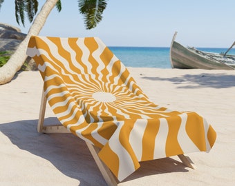 Beach Towel - Boho Gold Sunny