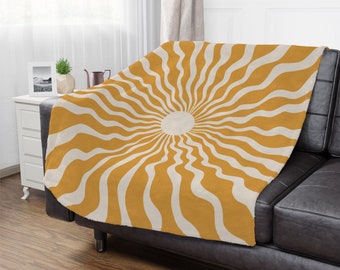 Minky Blanket - Boho Gold Sunny