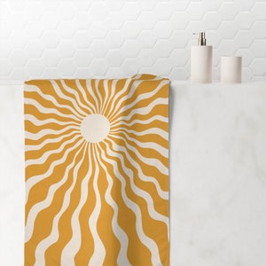 Mink/Cotton Towel - Boho Gold Sunny