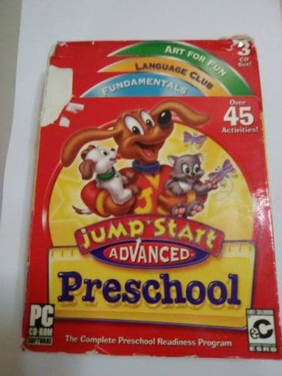 Jumpstart Advanced Preschool Education Video Games PC 3 CD Etsy
