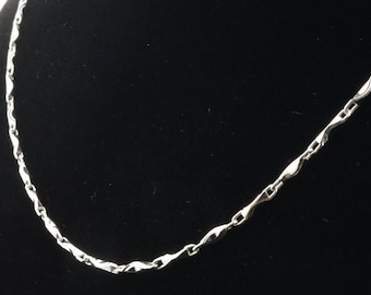51N- Necklace Platinum  950 Bamboo Chain- Weight 10.48 Gram-20 Inches- Thickness 1.25mm