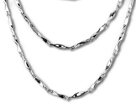 Shop Cable Chain Necklace - Pure Platinum