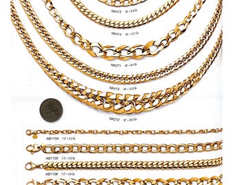 14k Hollow GOLD Bracelet-Chain