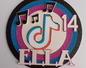 Tiktok Cake Topper Etsy Tiktok Cake Topper Etsy