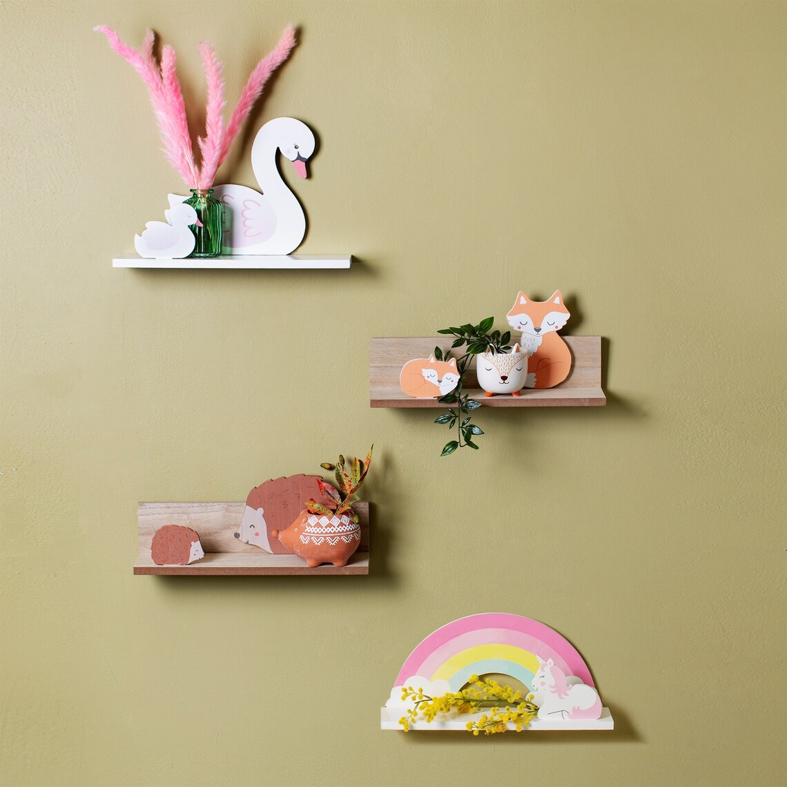 Nursery Floating Shelf Nursery Décor Kids Bedroom Décor Etsy