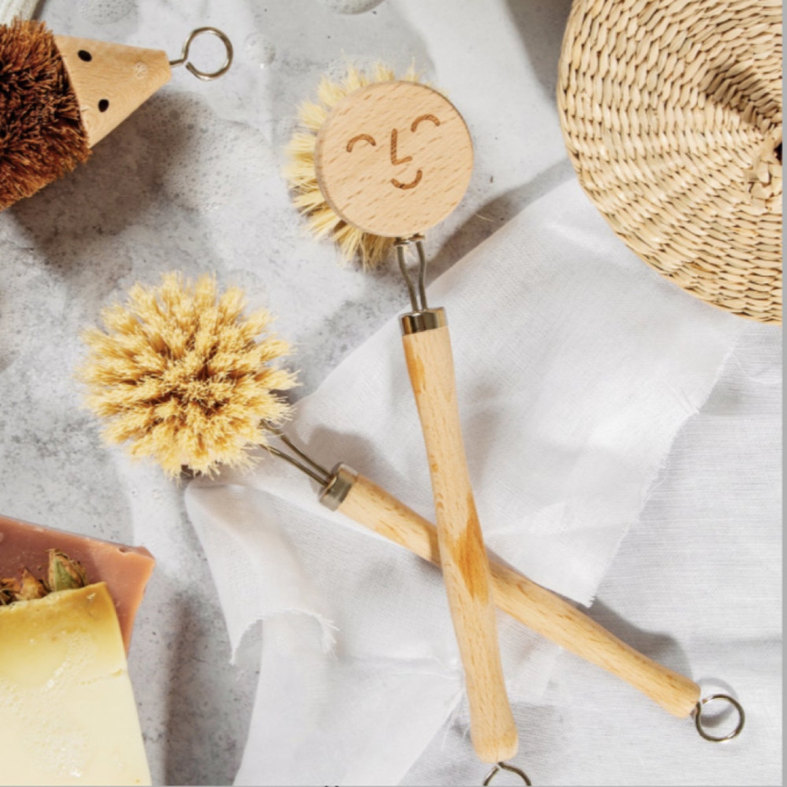 Eco Friendly Reusable Washing Up Brush Bamboo Washing Up Etsy