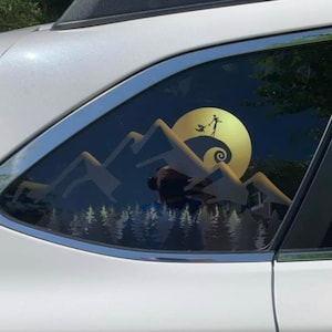 Specialty quarter window vinyl decals - Set of 2
