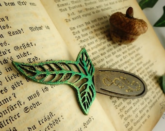 Personalized Elven Leaf Bookmark