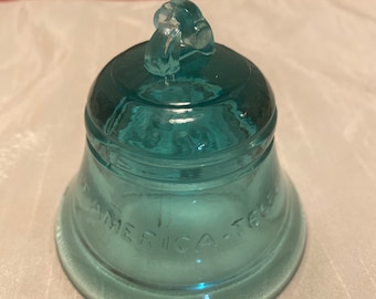 Vintage Bell System Blue Bell Paperweight