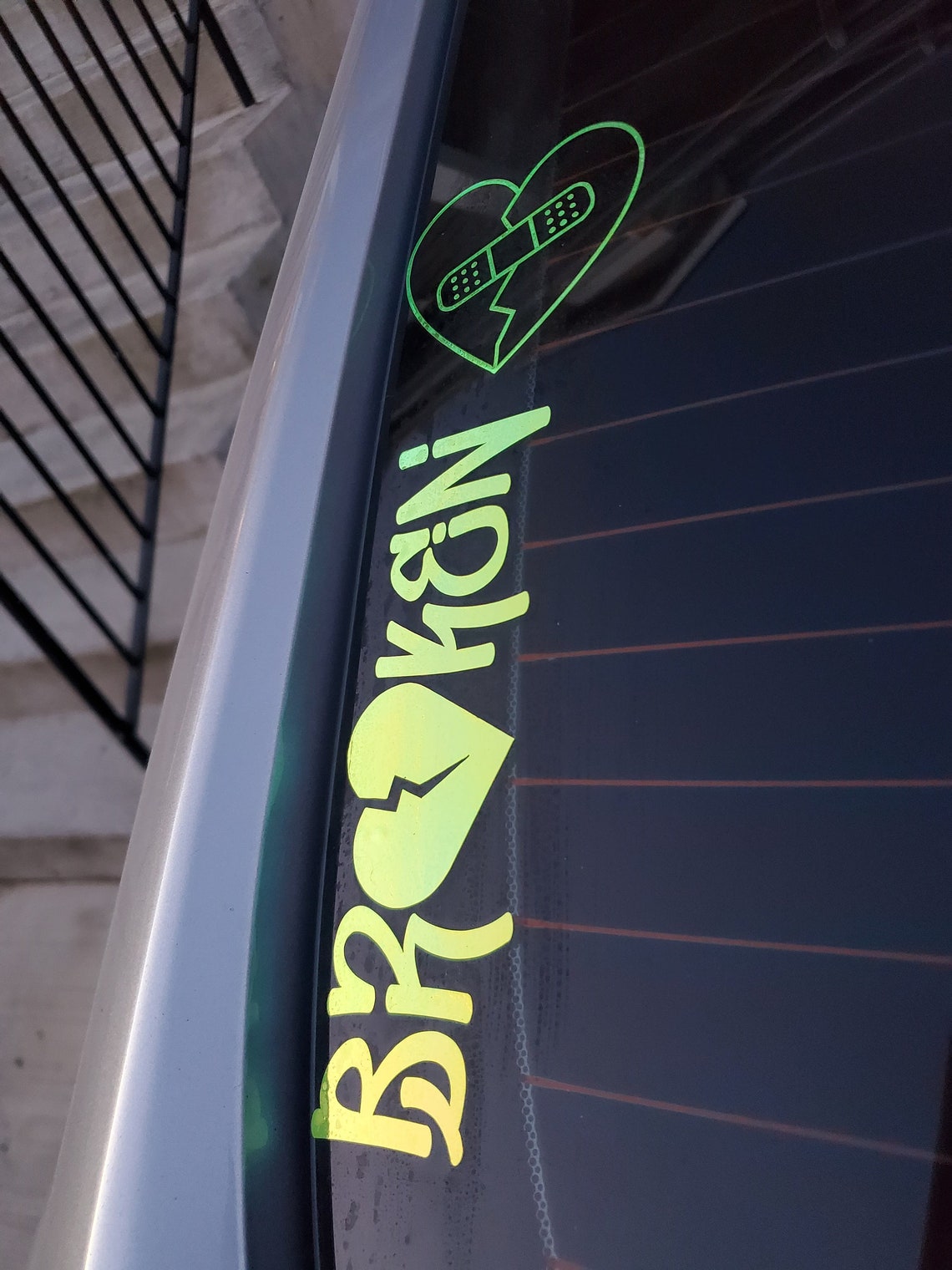 Holographic JDM inspired car decal Etsy