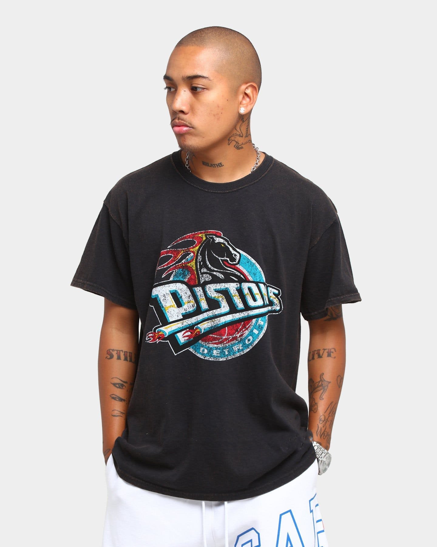 Retro Detroit Pistons Logo T-Shirt NBA Basketball Logo | Etsy