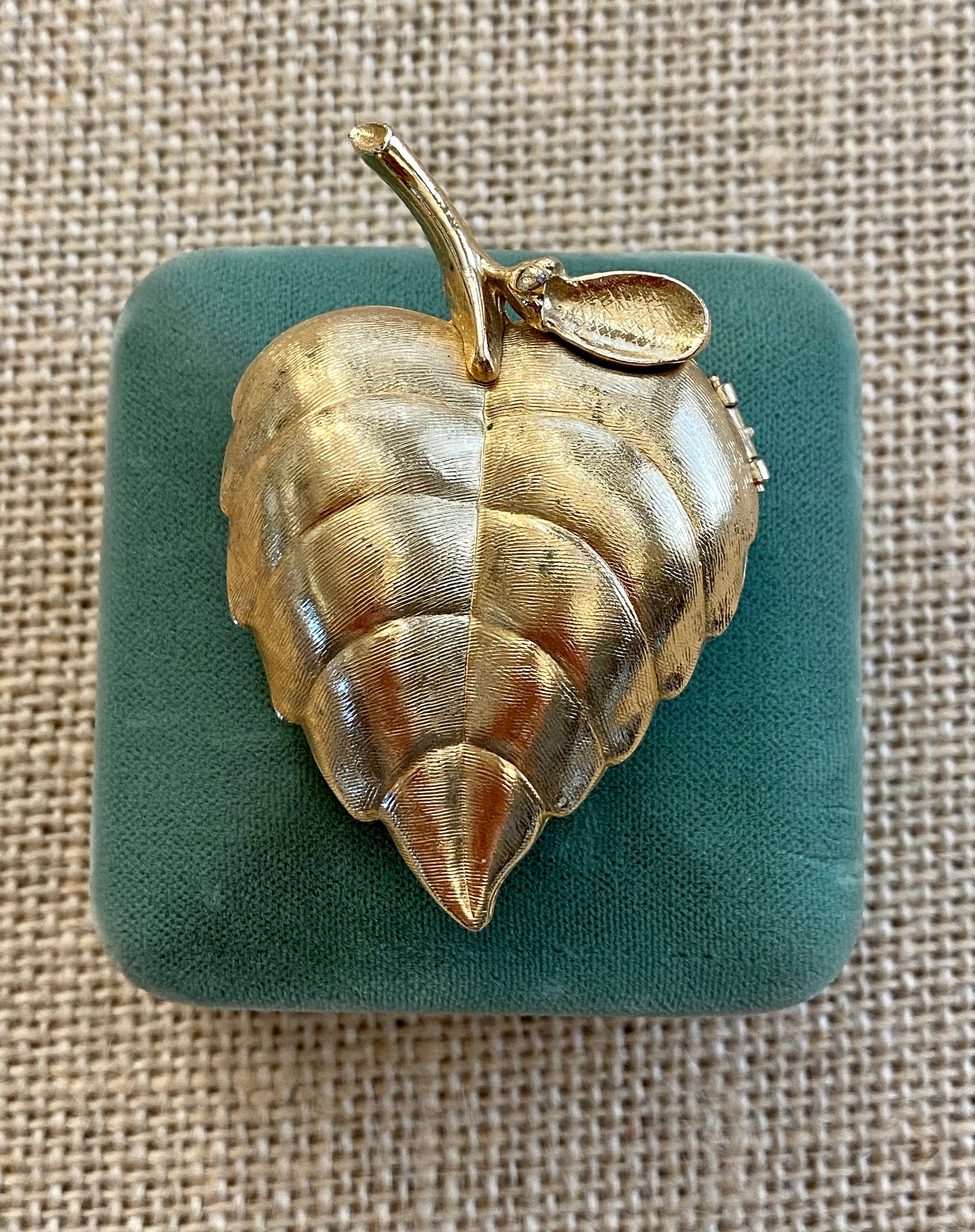 Vintage Avon Leaf Perfume Pin Brooch Etsy Australia
