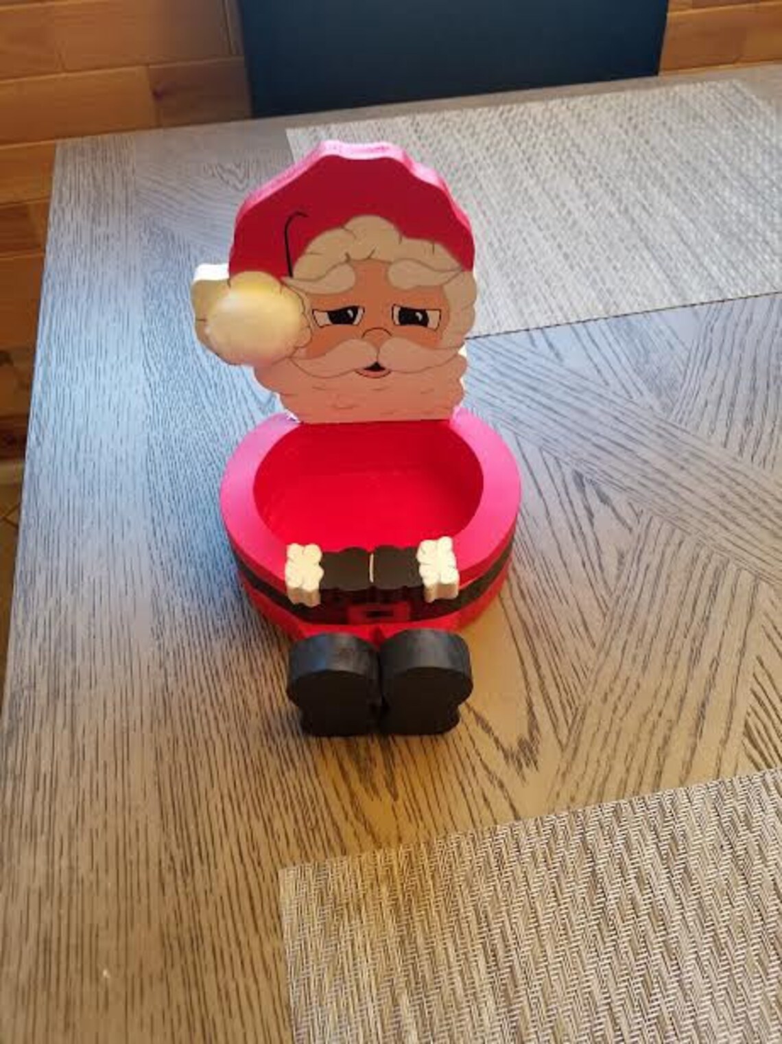 Christmas Santa Candy Dish Etsy