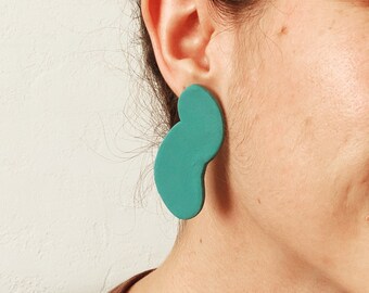 Abstract Polymer Clay Earrings