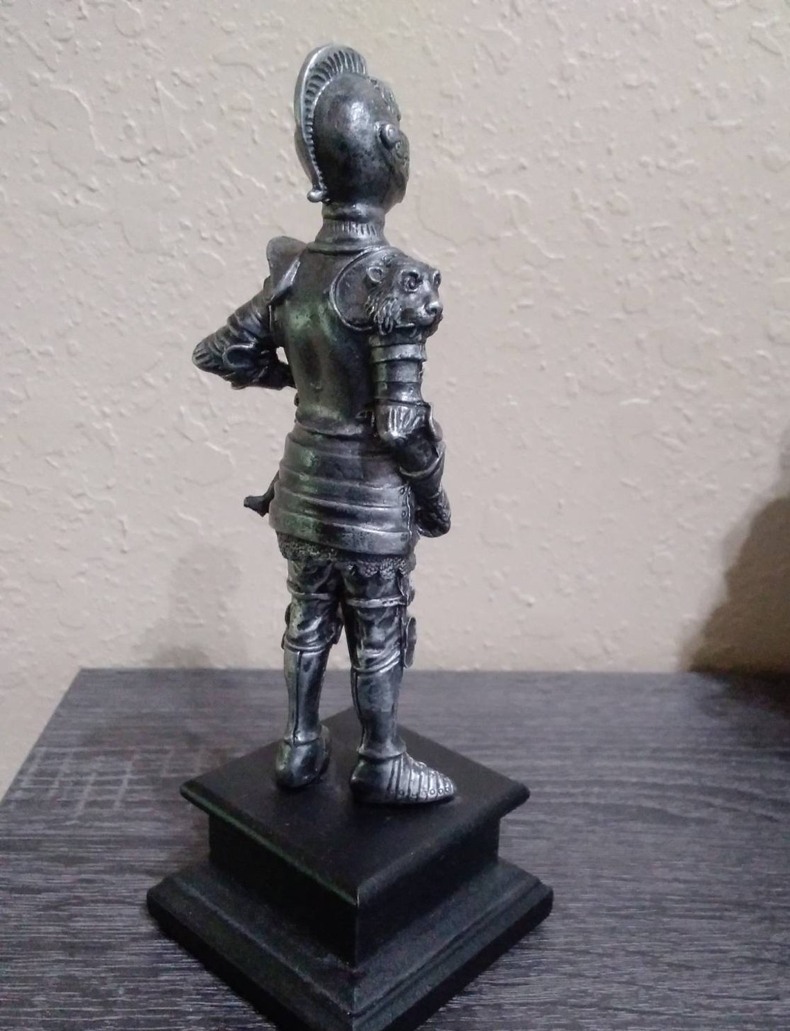 Armitura Sec XVI Vintage Solid Pewter Soldier Figurine Etsy Canada