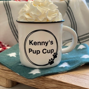 Reusable Pup Cup, Custom Puppuccino Mug, Personalized Pup Cup Mug, Dog Mom Gift, Dog Gift, Mini Puppuccino Mugs, Puppy Birthday, Pet Treat image 5