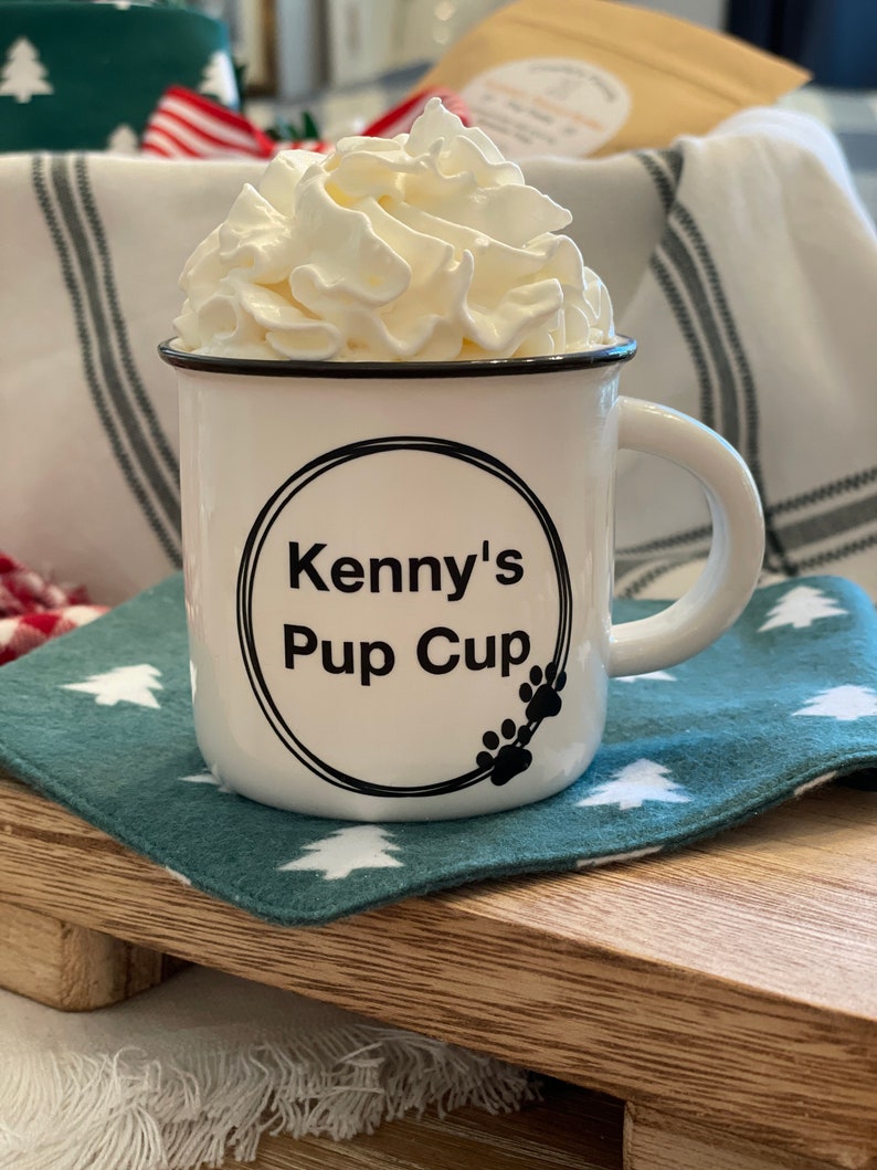 Reusable Pup Cup, Custom Puppuccino Mug, Personalized Pup Cup Mug, Dog Mom Gift, Dog Gift, Mini Puppuccino Mugs, Puppy Birthday, Pet Treat image 5