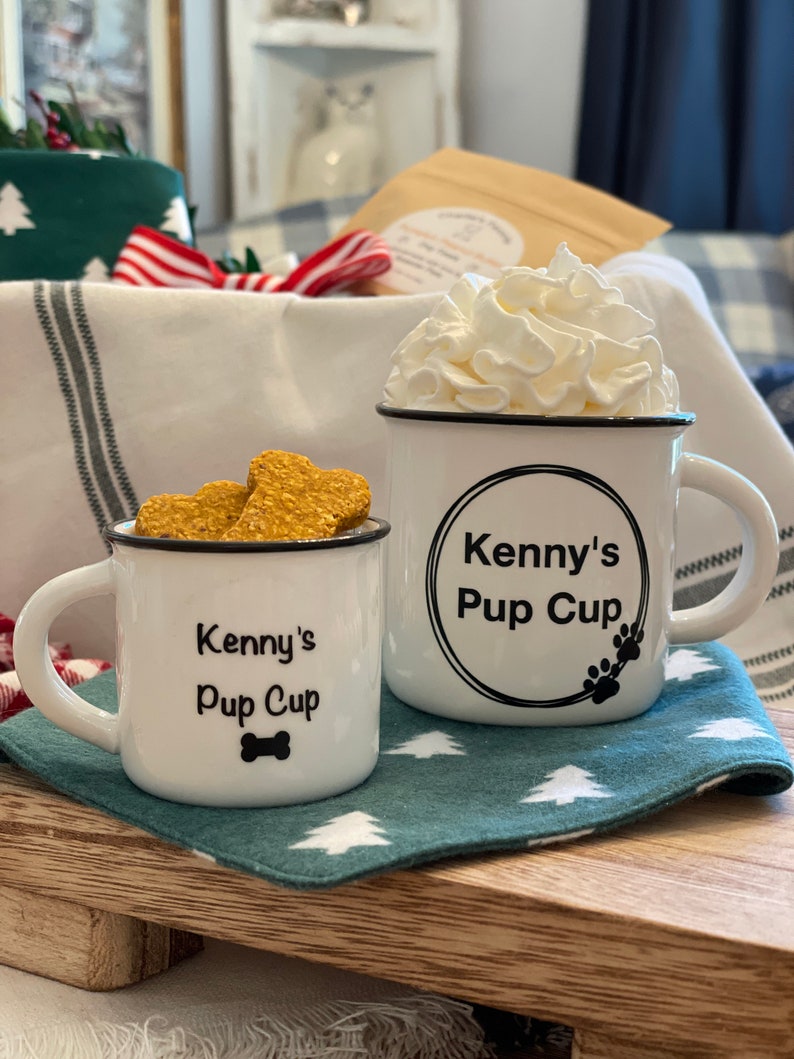Reusable Pup Cup, Custom Puppuccino Mug, Personalized Pup Cup Mug, Dog Mom Gift, Dog Gift, Mini Puppuccino Mugs, Puppy Birthday, Pet Treat image 3