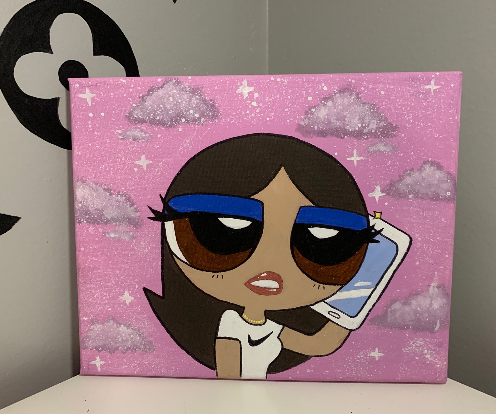 Custom Powerpuff Girl Painting Etsy