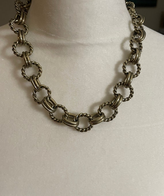 18" Heidi Daus Double Link Chain Necklace