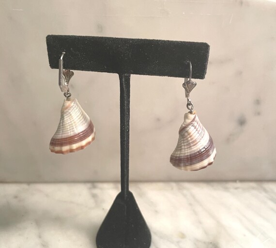 Featherlight Shell Pierced Earrings - image 2