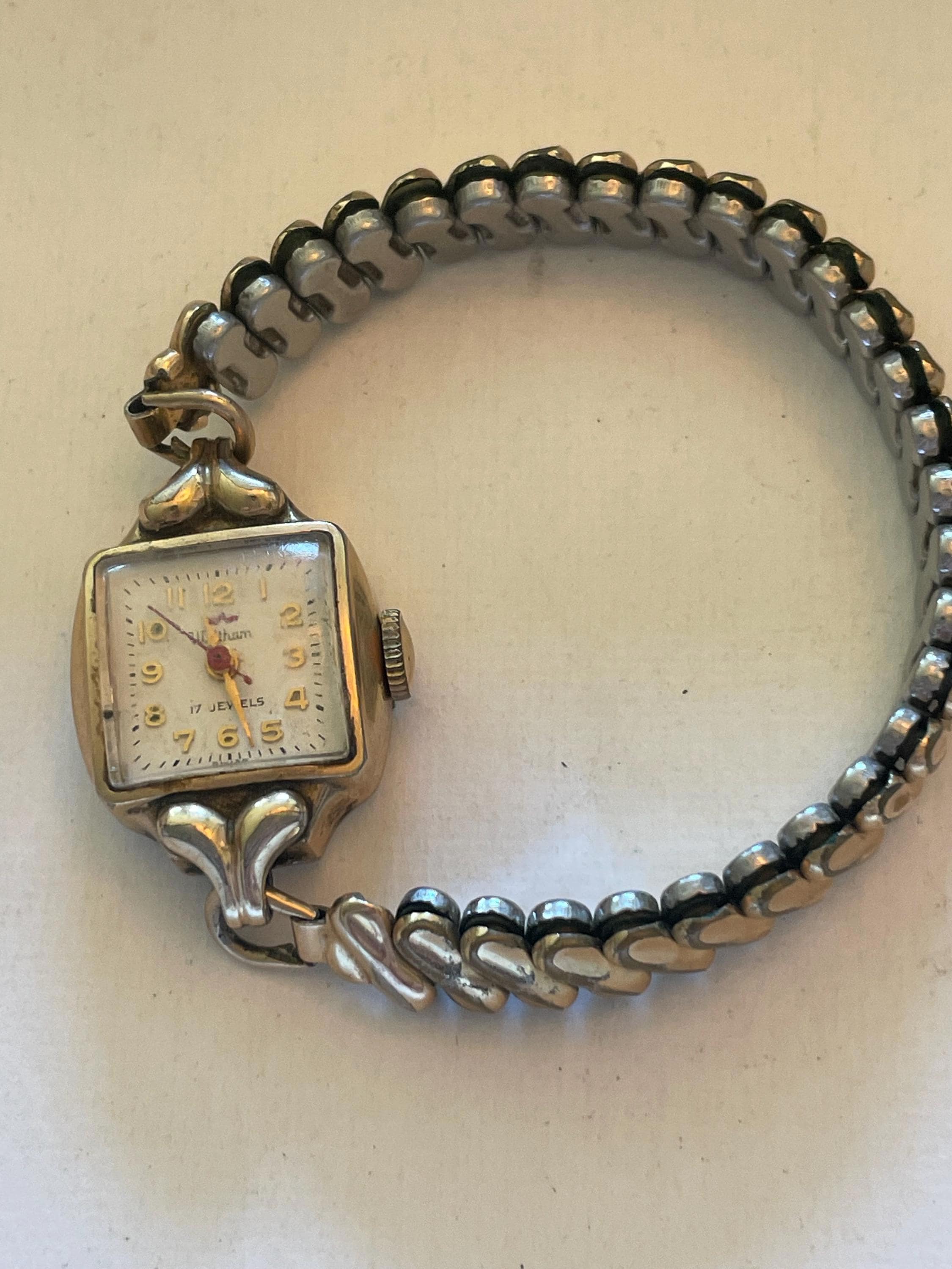 Elegant 10KGold Waltham Women\'s Watch(Nonworking) Vintage Waltham Ladies Wrist Watch 10K Gold Filled 17 Jewels  main image 3