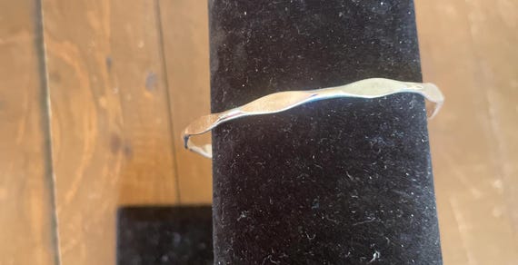 Silver Tone Bangle - image 2