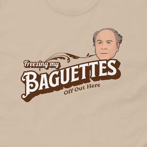 Funny Christmas T-Shirt | National Lampoon Christmas Vacation, Art, Clark Griswold, Freezing My Baguettes Off, Chevy Chase