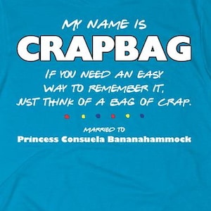 Funny Friends Shirt | Crapbag, Chandler, Phoebe, Rachel, Ross, Monica, Joey