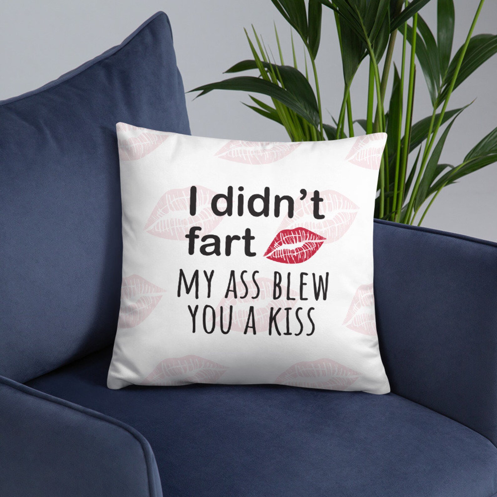 18 Pillow Funny Fart Kiss Etsy
