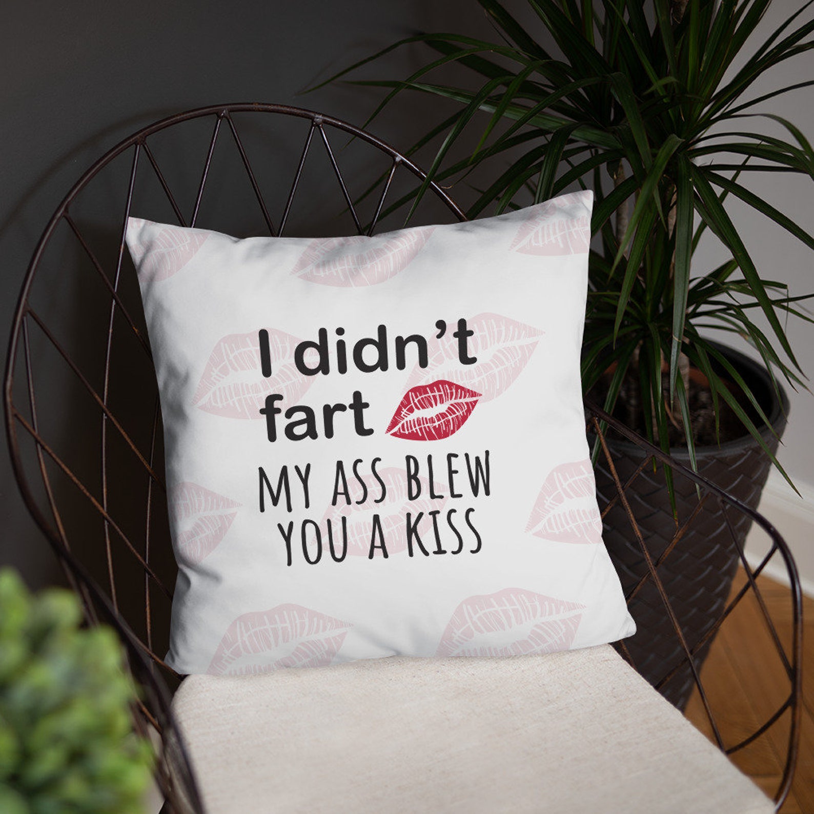 18 Pillow Funny Fart Kiss Etsy