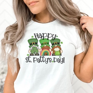 St Patricks Day Shirt Happy St Patty&#39;s Day Tshirt St Pattys Day Leprechaun Funny T-Shirt