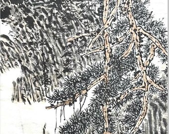 Mo Xuanzi - 禅画: オリジナルの中国水墨画。ご購入前にお問い合わせ