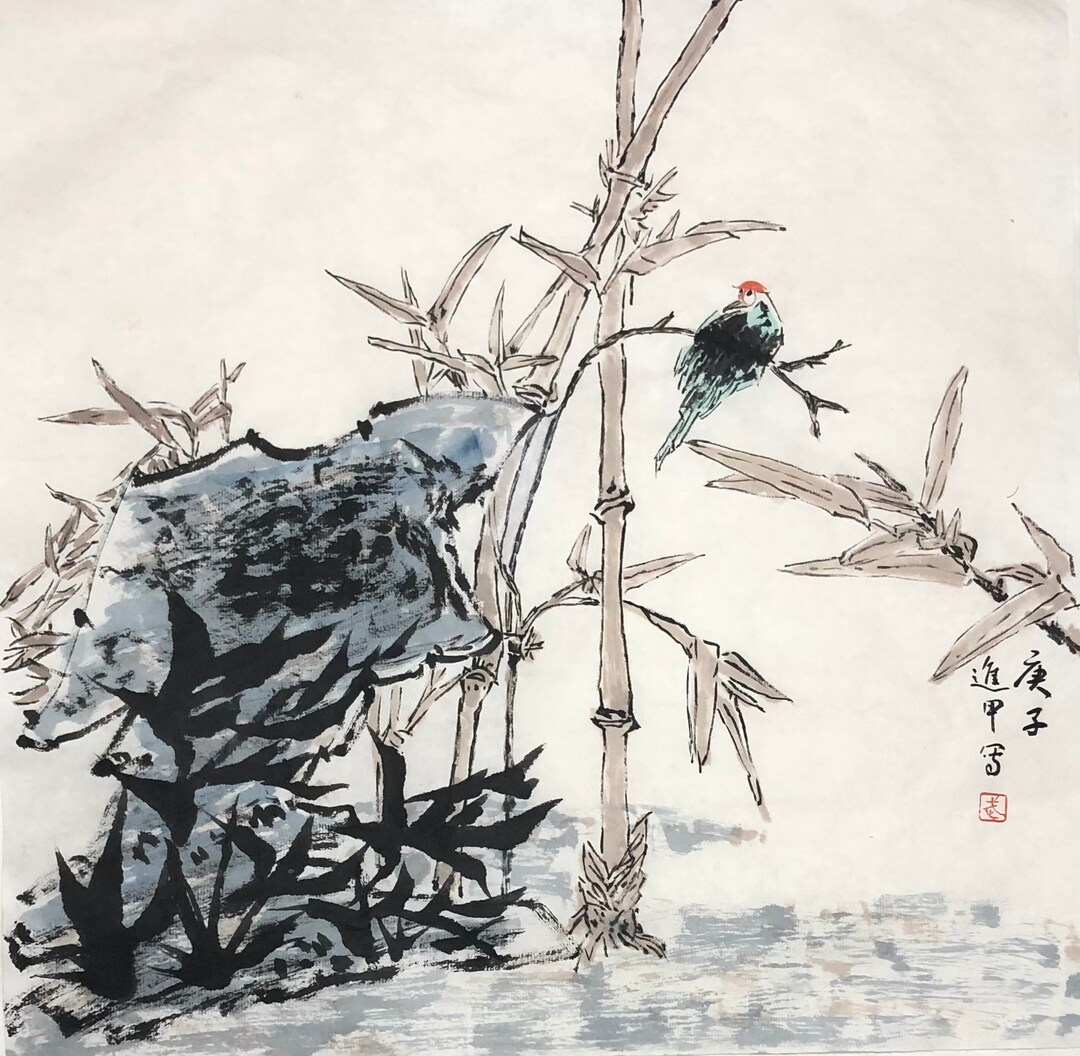 Original Chinese Ink and Wash Painting Hand Painting Chinese Etsy