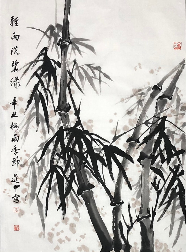 Original Chinese Ink and Wash Painting Hand Painting Chinese Etsy