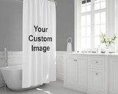 Custom Photo Shower Curtains Custom image shower curtain Custom shower curtain personalized shower curtain