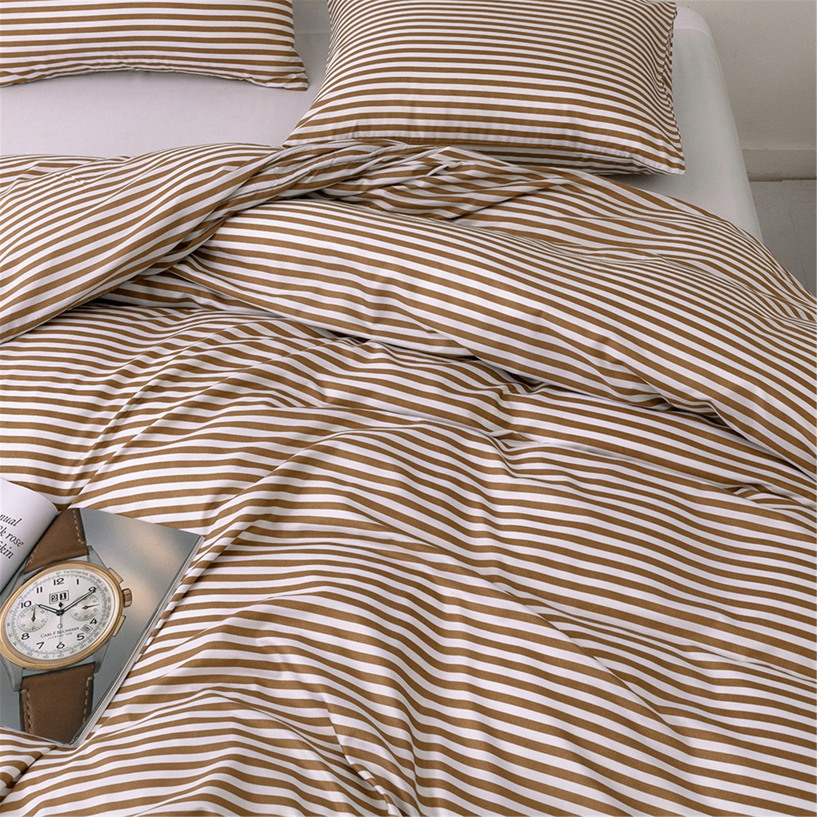 3piece set Mint Green stripe Duvet Cover Polyester Comforter Etsy