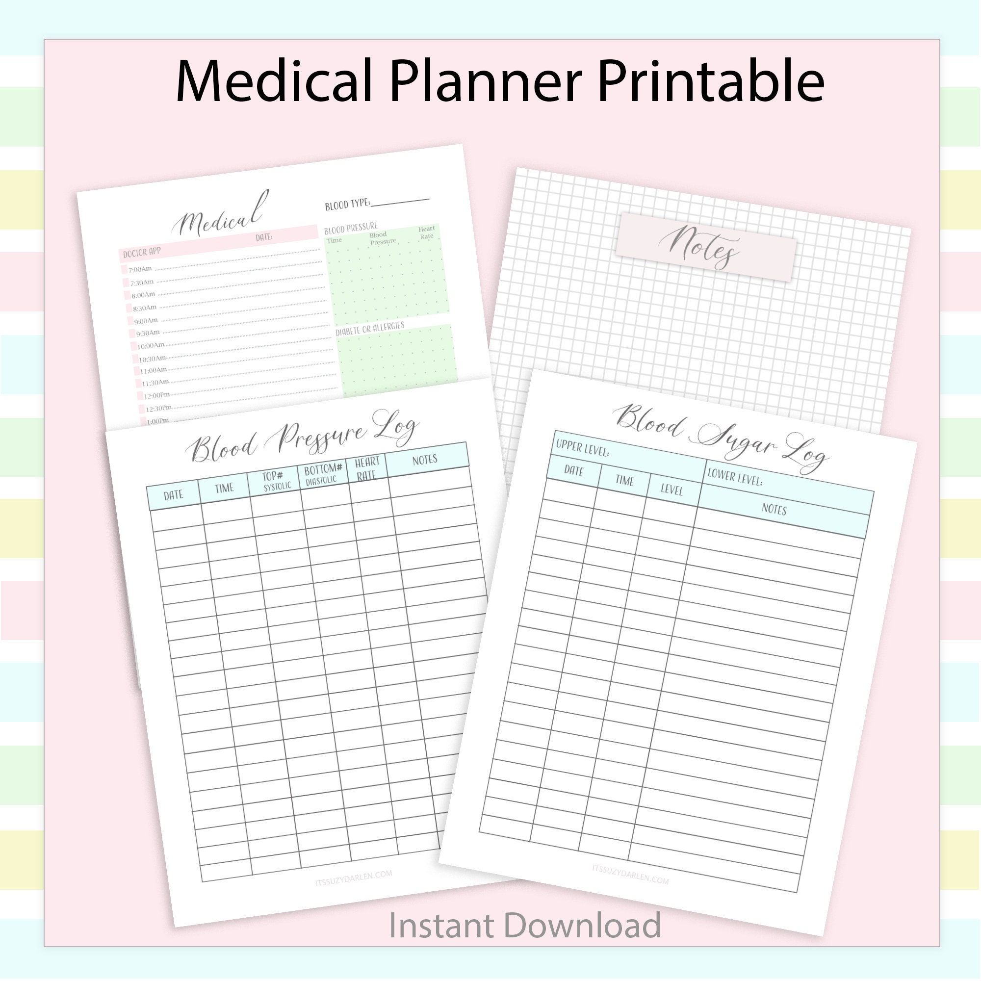 medical-planner-printable-health-care-planner-medical-etsy-uk