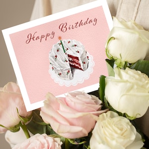 Carte postale Illust-Gâteau aux fraises