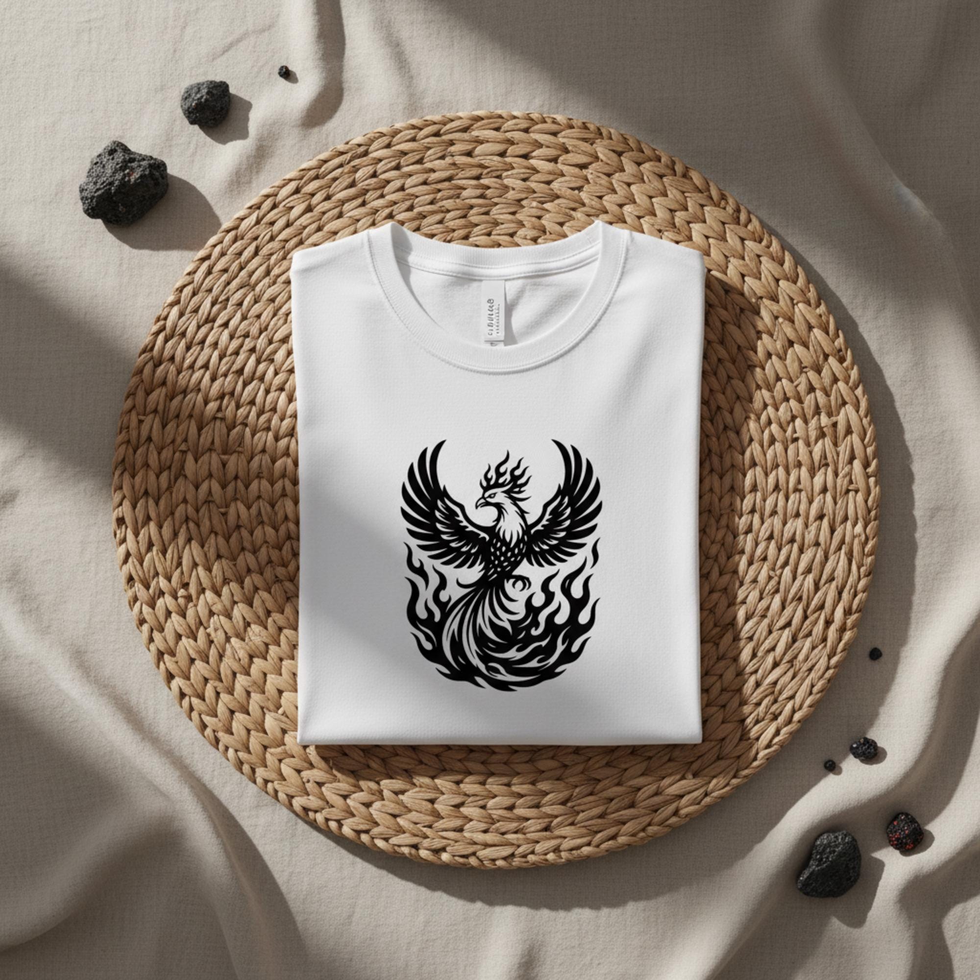 Phoenix Flame SVG PNG DXF Digital Download | Mythical Bird Art | Fire ...