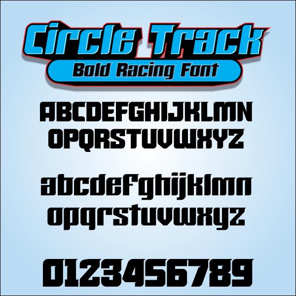 Bold Racing Font, TTF OTF Font File (instant Download) - Etsy