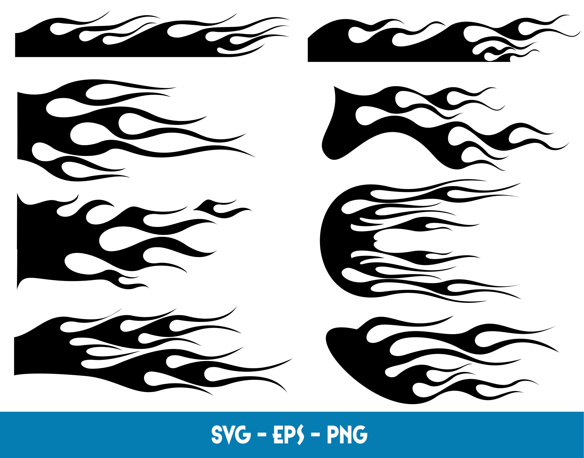 Hot Rod Flames Stencil Hot Rod Flames Stencil