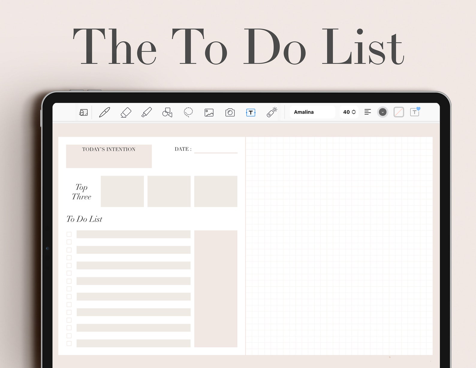 To Do Goodnotes Template